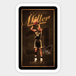Reggie Miller Tonight Signature Sticker